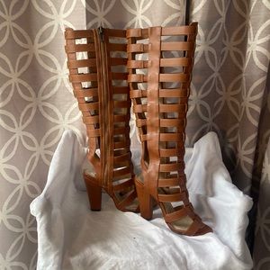 Strappy Gladiator style Boots. NWOT